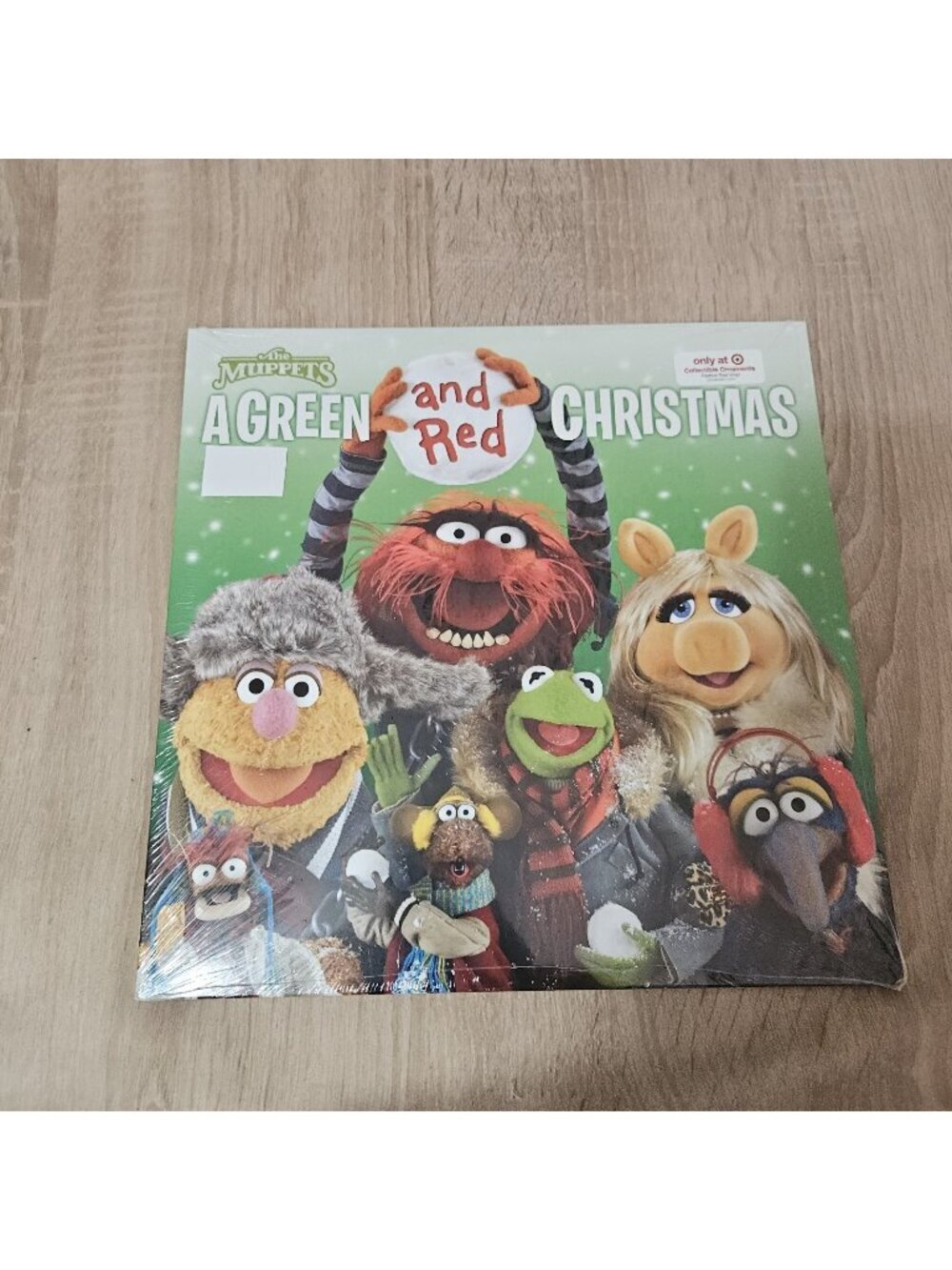 The Muppets A Green and Red Christmas Red Color Vinyl LP Target Exclusive